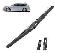Escobillas de limpiaparabrisas delanteras y traseras compatible con Saab 93 9 3 9-3 2002-2012 YS3F Kombi Estate 93x 9-3X Cortador de ventanas Cepillos for parabrisas (Color : Rear, Size : RHD)