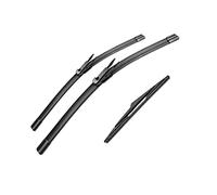 Escobillas de limpiaparabrisas limpiaparabrisas delantero y trasero cepillos para Citroen C4 Hatchback 5 puertas 2004-2010 limpiaparabrisas