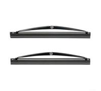 Escobillas Limpiacristales Faros Metal Goma para volvo 340 360 | Compatible para volvo 960 S80 para s90 para v90, metal y goma, para fácil montaje, repuesto directo, color negro