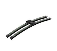 Escobillas Limpiaparabrisas 2 Escobillas Limpiaparabrisas Delanteras para Golf 4 5 6 7 8 para Plus MK4 MK5 MK6 MK7 MK8 2002-2023(Black-Green,4 2002-2005)
