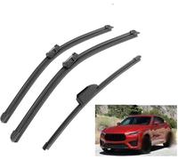 Escobillas Limpiaparabrisas Coche para Maserati Levante 2016 2017 2018 2019 2020 26"+18"+13", Limpiaparabrisas Durable Limpieza Vidrio Accesorios