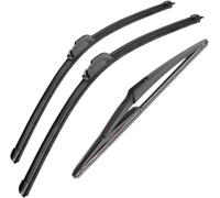 Escobillas limpiaparabrisas Coche para Nissan Qashqai 2013-2020, Limpia Parabrisas Escobilla Hojas de Repuesto