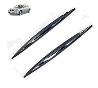Escobillas limpiaparabrisas Delanteras compatibles con BMW Serie 7 E65 E66 2002-2008 Alpina B7 Parabrisas Ventana 730Li 740Li 730d 740d 730i 740i