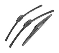 Escobillas Limpiaparabrisas Delanteras Y Traseras De 22" + 21" + 12" Para Jeep Para Grand Cherokee WK2 2011, 2012 Y 2013.(2x Front 1x Rear)