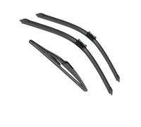 Escobillas Limpiaparabrisas Para Peugeot 2008 2013-2018 Escobillas Limpiaparabrisas Delanteras Traseras Goma Blanda Parabrisas Coche 26"+16"+11"(3 wipers)