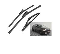 Escobillas Parabrisas Para Citroen Para C4 Cactus 2014 2015 2016 2017 2018 2019 2020 26 "+ 18" + 10 "limpiaparabrisas Traseros Delanteros Cepillos Cortador Accesorios