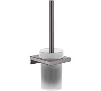 Escobillero AddStoris de hansgrohe, 41752340, Color: Cromo negro cepillado