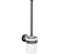 Escobillero AXOR Montreux de hansgrohe, de pared, 42035330, Color: Cromo negro pulido