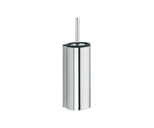 Escobillero KEUCO PLAN, carcasa metálica, con tapa, 14964170100, Color: Aluminio anodizado plata/negro