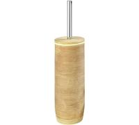 Escobillero para WC - Escobilla y portaescobilla para baño, de poliresina, 10 x 40,5 x 10 cm, marrón