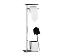Escobillero portarrollos baño soporte para papel higiénico vertical elegante