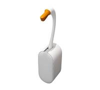 Escobillero Swan - Limpiador de inodoro de pared para autocaravana, diseño compacto que ahorra espacio, almacenamiento de líquido incluido, fácil montaje, herramienta de limpieza de baño con