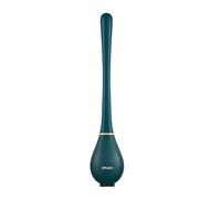 Escobillero y soporte para inodoro- Cepillo de baño for el hogar, juego de cepillos de baño de pelo suave con mango largo, cepillo de baño de silicona sin ángulo muerto for colgar en la pared