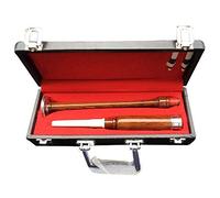 Escocés Highland gaita práctica Chanter con caja, Brown White