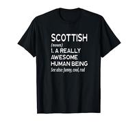 Escocesa Definición - Glasgow Edimburgo Aberdeen Camiseta