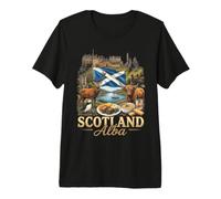 Escocia Alba Viajes a Las Tierras Altas de Escocia Camiseta Premium