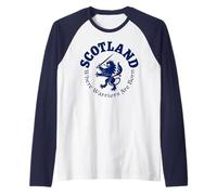 Escocia Donde Nacen los Guerreros Camiseta Manga Raglan