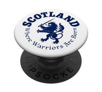 Escocia Donde Nacen los Guerreros PopSockets PopGrip Adhesivo