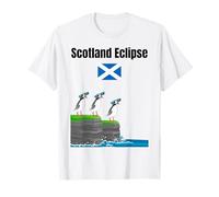 Escocia eclipses solares Viaje Puffin Lover Recuerdo escocés Camiseta