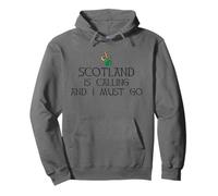 Escocia ESTÁ Llamando Y Debo IR Funny Scottish Bagpipes Meme Sudadera con Capucha