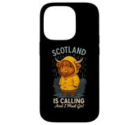 Escocia Llama Arte Ganadero escocés de Las Highland Cow Carcasa para iPhone 14 Pro