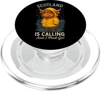 Escocia Llama Arte Ganadero escocés de Las Highland Cow PopSockets PopGrip para MagSafe