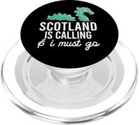 Escocia Llamando Y Debo IR Meme escocés Monstruo del Lago Ness PopSockets PopGrip para MagSafe