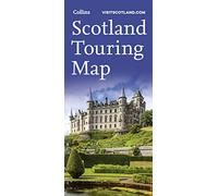 Escocia, mapa de carreteras Touring map 1:300.000. Collins [Idioma Inglés]