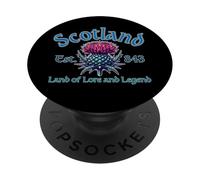 Escocia Tierra de la tradición y leyenda Cardo Est. 843 PopSockets PopGrip Adhesivo