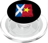 Escocia Vietnam Media Bandera Historia Vietnamita Escocesa PopSockets PopGrip para MagSafe