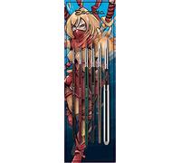 ESCODA Set 6 Pinceles Comic - Manga Anime Cosplay Ilustración Acuarela Redondo Punta Plano Viaje Sintético Series Versàtil Prado Barroco Último Perla Profesional Fabricado a Mano en España.