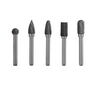 Escofina 5 piezas, Akozon Fresa Metal Lápices Set Taladro Bit fresas de diamante Rotary Archivo Tungsteno Acero Herramientas Rotary Burr(6 x 10mm)