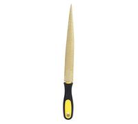 Escofina de madera, lima de madera dorada, herramienta cónica para tallar madera, para manualidades, carpintero, alisar, dar forma y pulir proyectos de madera, mango de acero al (Archivo dorado de 10