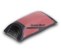 Escofina de Marshalltown sin rieles, escofina con mango DuraSoft, acero inoxidable, longitud 140 mm, herramienta para paneles de yeso.