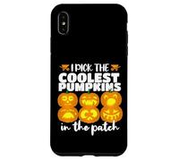 ¡Escojo Las Calabazas más geniales! Divertida recolección de Calabazas Carcasa para iPhone XS MAX