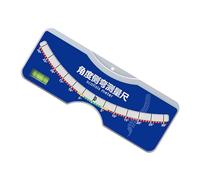 Escoliómetro con medidor de escoliosis de burbujas horizontales 0-30° Evaluación y diagnóstico de escoliosis de espalda y columna vertebral Medidor de escoliosis con burbuja