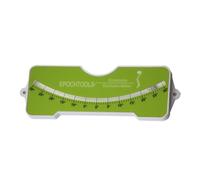 Escoliómetro fácil de usar medidor de escoliosis ABS carcasa 0 a 30 grados para uso doméstico Escoliosis de espalda y columna vertebral diagnóstico escoliómetro
