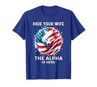 Esconde a tu esposa el alfa está aquí american alfa lobo Camiseta