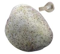Esconde una llave afuera, resina Fake Rock Key Hider, afuera de simulación impermeable Rock Key Purn para jardín, geocaching, patio (amarillo claro)