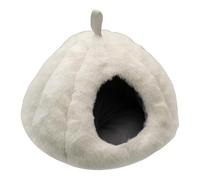 Escondite de cobayas, nido de algodón, acogedora ropa de cama de animales pequeños para hámsters, erizos, cobayas (blanco)