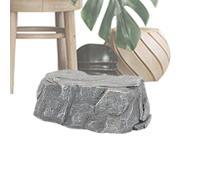 Escondite De Llaves De Repuesto: Fuerte Para Llaves Con Estatua De Roca, Tronco O Tortuga Falsa, Piedra Decorativa De Resina Para Jardín Con Compartimento Oculto, Llavero Secreto Para Exteriores