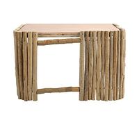 Escondite de Madera para Mascotas pequeñas, casa escondite para Animales pequeños, cabaña escondite Transpirable para hámster con Plataforma de Juego para Conejo, Chinchilla y