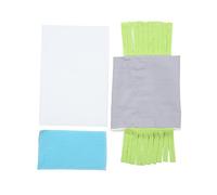 Escondite del túnel para hámster |Lugar de Descanso para Mascotas Desmontable y Seguro para cobayas/Conejos |Refugio Acogedor para Todas Las Estaciones con Almohadilla extraíble y (Gris y Verde)