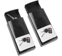 Escondite magnético para llaves, caja de llaves, impermeable, escondite para llaves al aire libre, caja magnética, esconde una llave para coche, casa, oficina, garaje