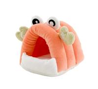 Escondite para Hámster - Casa Habitación de Peluche con Forma de Erizo - Guarida con Lecho en Forma de para Hámsters Ratones Conejillos de Indias en Zonas de Juego o Descanso
