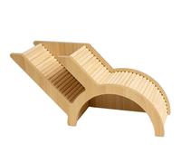 Escondite para hámster, escondite para hámster, 12x5, 7x4, de Madera con Escalera, cobertizo Secreto, túnel ventilado, Relajante, Accesorios para Jaula, casa