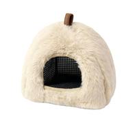Escondite para hámsters - 5,91 x 5,91 x 5,91 pulgadas | Cálida casa para hámsters, sueño acogedor | Para balcón, aula, apartamento, salón, dormir, descansar, jugar, ardilla jerbo