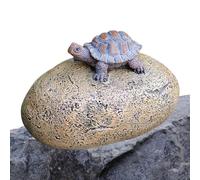 Escondite para llaves al aire libre, almacenamiento de llaves de piedra - Escondite oculto para llaves de piedra artificial, espaciosa caja fuerte secreta interior para un nuevo propietario o alguien