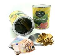 Escondite secreto en auténtico lata con doble fondo