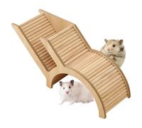 Escondites de hámster de madera, juguetes escondidos de hámster Hamster